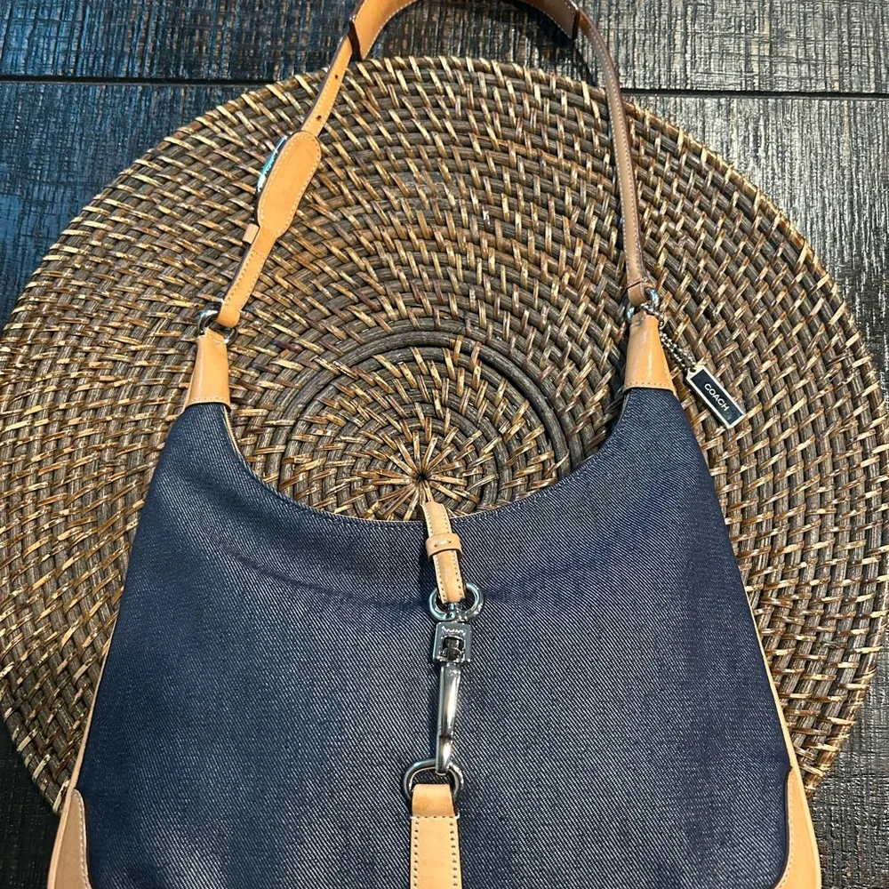 Coach Y2K Hamptons Denim Hobo Bag - Picture 2 of 7